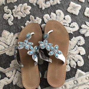 Ivanka Trump Turquoise Sandals